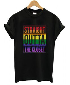 Straight outta the closet T shirt