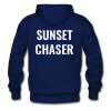 Sunset Chaser Hoodie Back Dark Blue