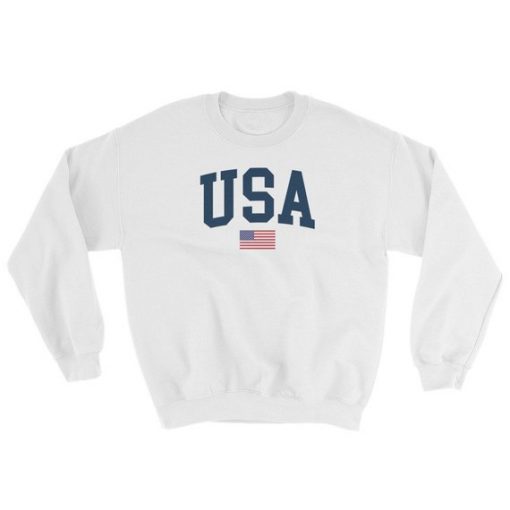 USA Flag Sweatshirt