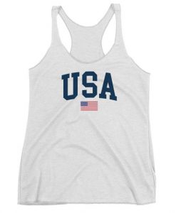 USA Flag Tank Top