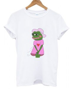 pepe the frog in a dress T shirt