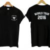 5 seconds of summer world tour 2016 twoside shirt