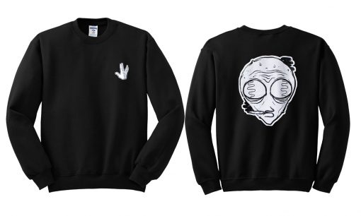 Alien Sweatshirt Twoside