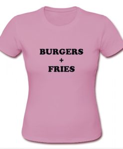 Burgers and fries T shirt