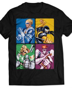 Captain Commando Portraits T-shirt