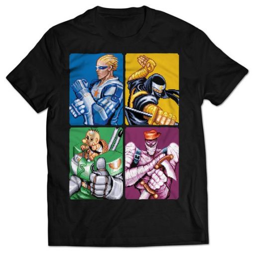 Captain Commando Portraits T-shirt