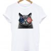 Cat with sungless tshirt