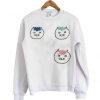 DYED HAIR CAT sweatshirt