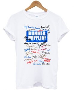 Dunder Mifflin signed tshirt