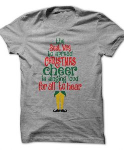 Elf T Shirt, Christmas Cheer T-Shirt