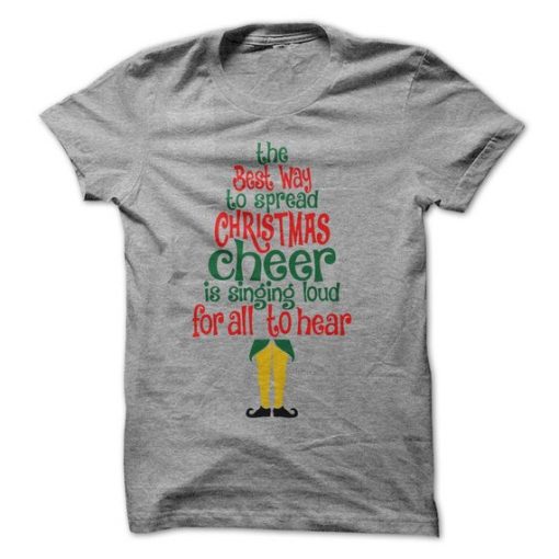 Elf T Shirt, Christmas Cheer T-Shirt