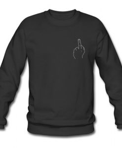 Fuck hand Sweatshirt