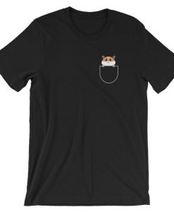 Funny Hamster in Pocket Unisex T-Shirt