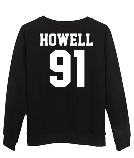 Howell 91 sweatshirt back