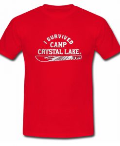 I Survived Camp Crystal Lake T shirt