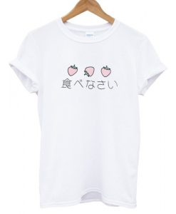 Japanese strawberry T shirt