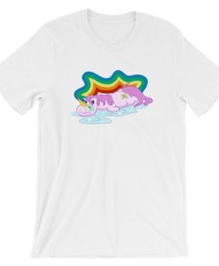 Kawaii Sad Unicorn Unisex T-Shirt