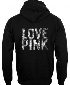 Love Pink Hoodie Back