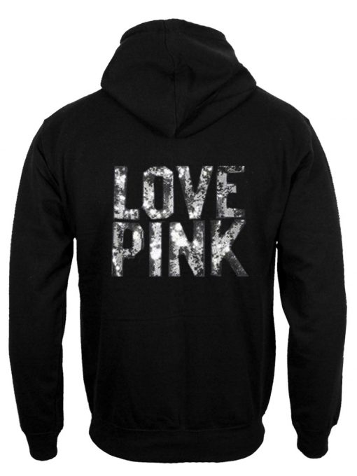 Love Pink Hoodie Back