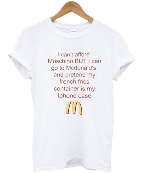 Moschino Mcdonald's shirt