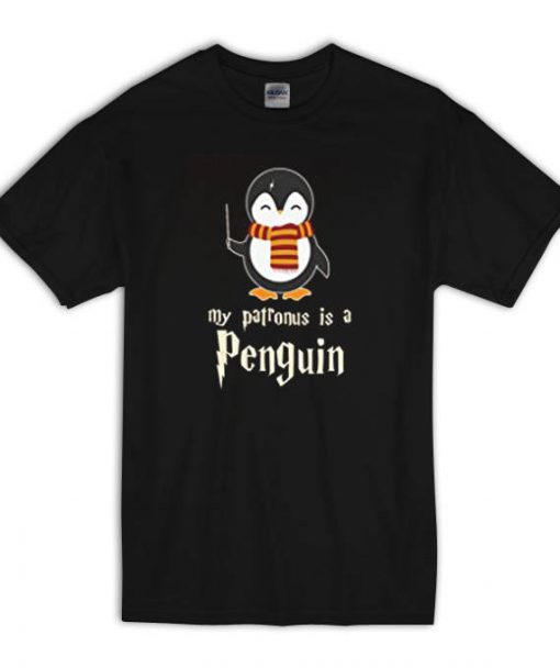 My Patronus Is A Penguin Harry Potter T Shirt