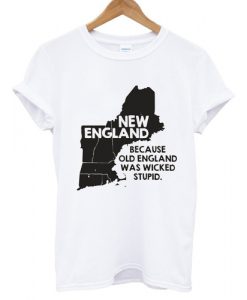 New England Because Old England Was Wicked Stupid T shirt