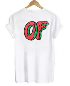 Odd Future OF Watermelon Donut T shirt Back