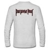 Purpose tour Longsleeve Back