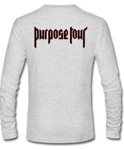 Purpose tour Longsleeve Back