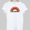 Rainbow california tshirt