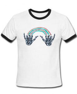 Rainbow hand tshirt