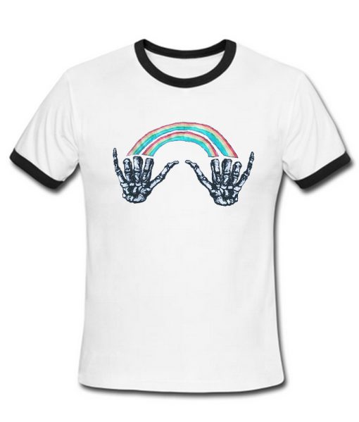 Rainbow hand tshirt