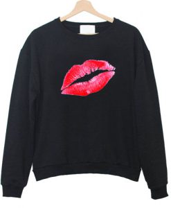 Red Lips kiss sweatshirt