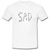 Sad flower T shirt