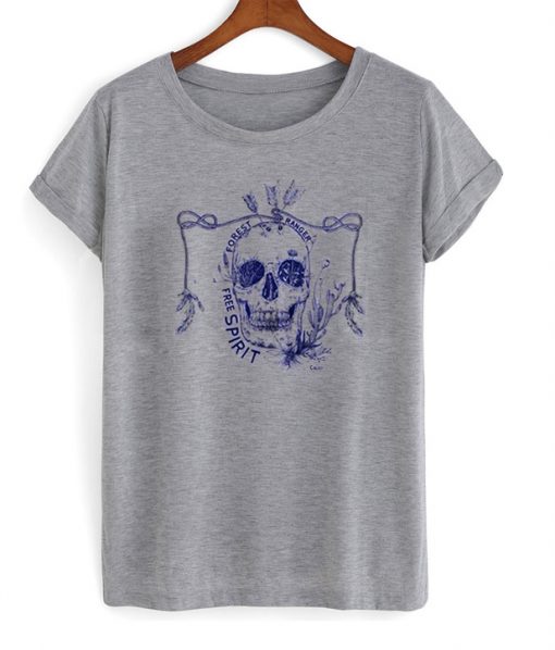 Skull Forest Ranger Free Spirit tshirt