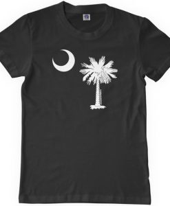 South Carolina Palmetto And Moon T Shirt