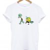 Spongebob and squidward tshirt