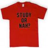 Study or Nah tshirt