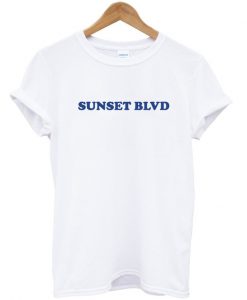 Sunset BLVD tshirt