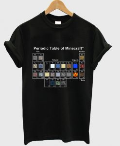 The Periodic Table of Minecraft T shirt