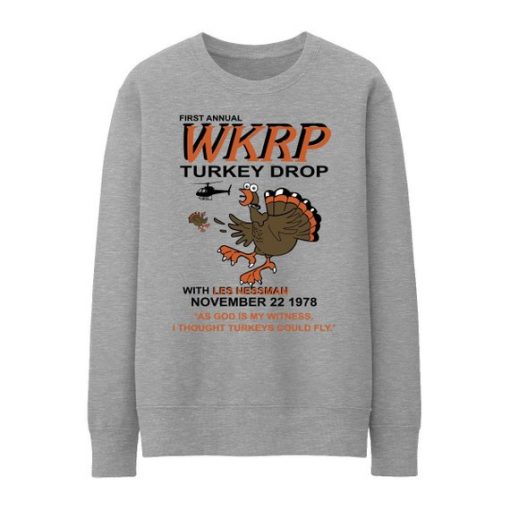 WKRP Turkey Drop Sweatshirt