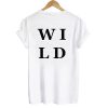 Wild T shirt Back