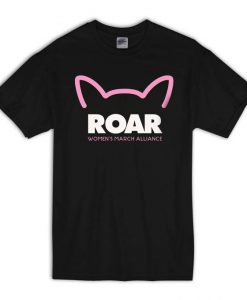 Women's March Alliance Pink Pussy ROAR T Shirt