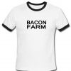 bacon farm ringer shirt