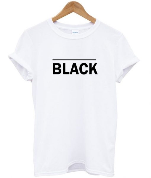 black line tshirt