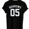 burrows tshirt back