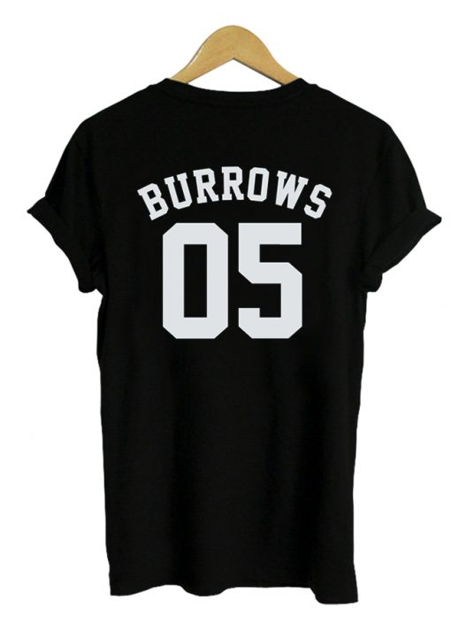 burrows tshirt back