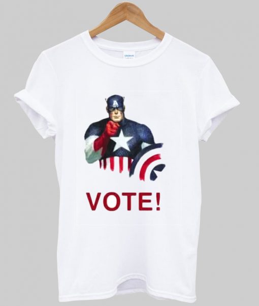 captain america vote t shirt