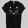 cat face T shirt