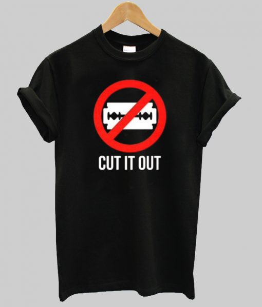 cut it out t shirt